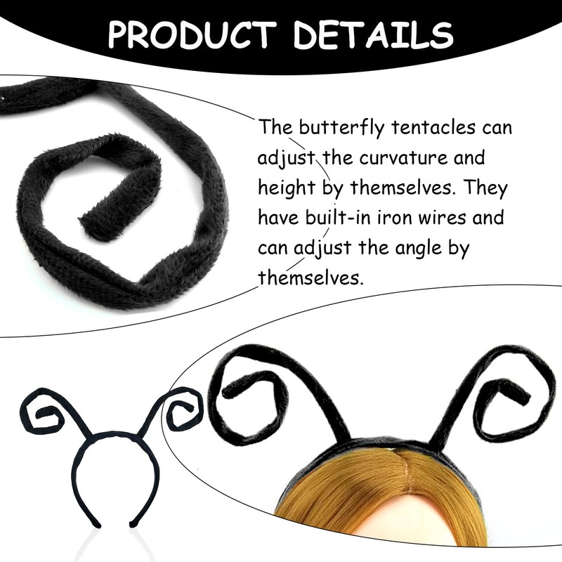 2 Pieces Ant Headbands, Creative Animal Headbands, Role Play Accessories,