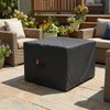 SheeChung Large 44'' Square Fire Pit Cover - Waterproof 600D