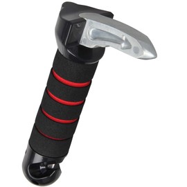 4in1 Car Assist Handle, Portable Vehicle Support Handle, Auto Cane Grab Bar with Seatbelt Cutter, Window Breaker, LED Flashlight, Mobility Assistance for Elderly