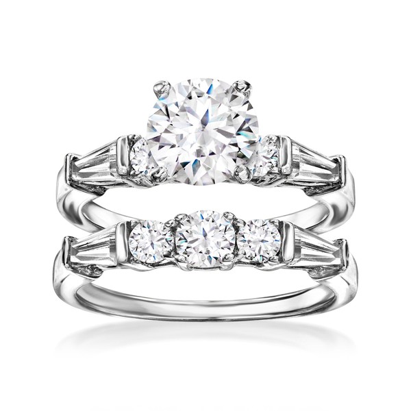 Ross-Simons 2.60 ct. t.w. CZ Bridal Set: Engagement and Wedding