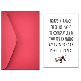 College Graduation Gifts Card with Envelope Middle High School Graduation Cards for Daughter Son Granddaughter Grandson Phd Graduations Card Best Friend Goodbye Farewell Gifts for Women Men