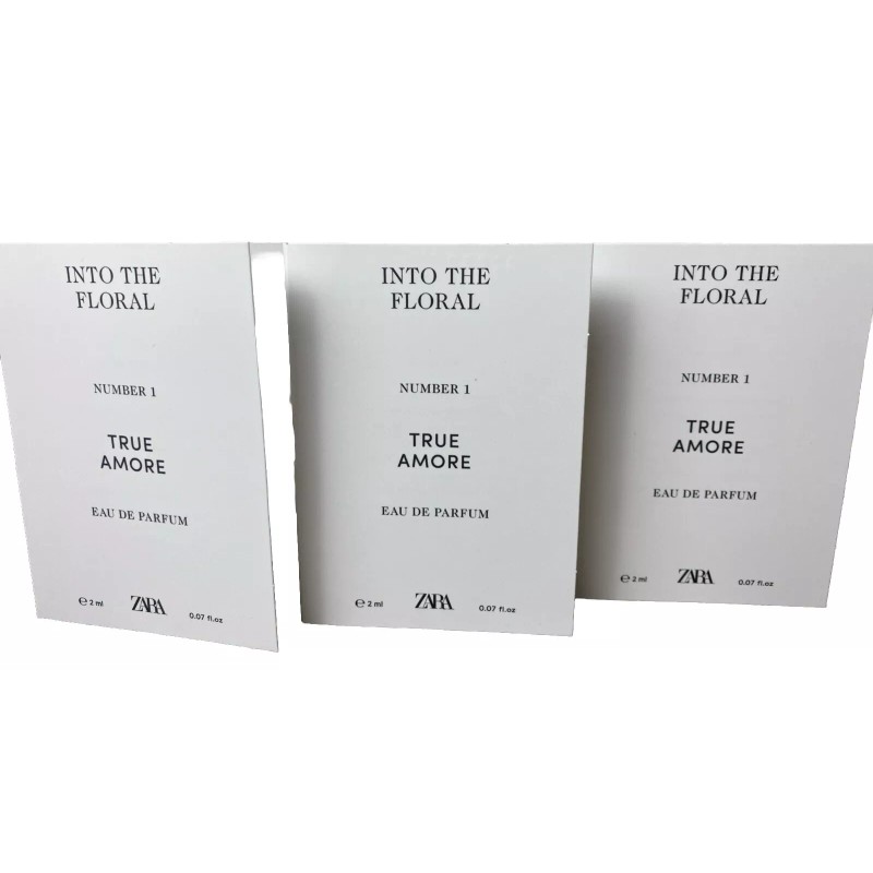 Zara Lot of 3 ZARA TRUE AMORE EDP Perfume Into