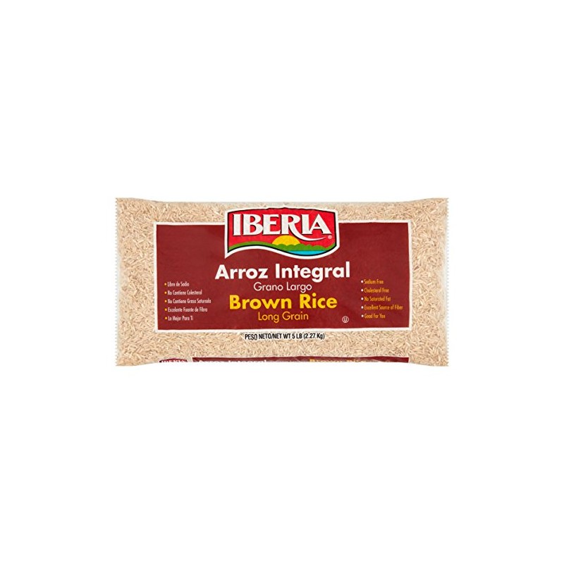 Iberia Long Grain Brown Rice, 5 lb