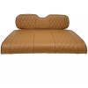 Huskey 2PCS Brown Diamond Golf Cart Seat Cover For Yamaha