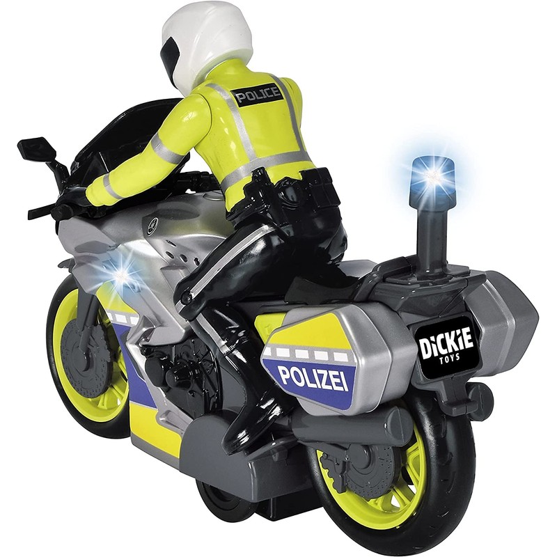 Dickie SOS Police Motorbike 17cm