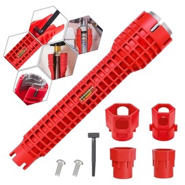 NieYat Tap Key, Autumn Tap Key, 14 in 1 Tap Key Tool, Multifunctional, Stand Tap Wrench Tap Wrench Plumbing Tool