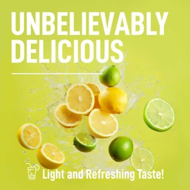 Keppi Electrolytes Powder – Lemon Lime Flavor – No Sugar Hydration Supplement with Potassium, Magnesium, Sodium – 50 Servings – Keto, Vegan, Fasting-Friendly, Zero Calorie Electrolyte Drink