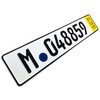 Munich Temporary German License Plate