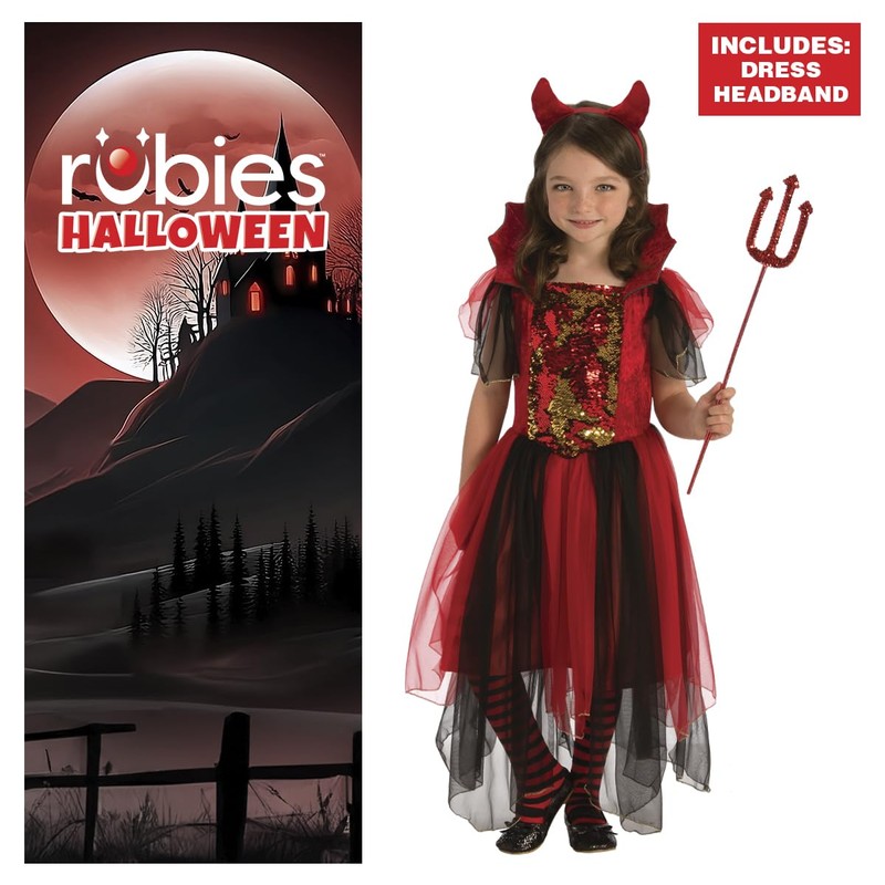 Haunted House – Costume Diablesa Magica Inf, Multi-Colour (Rubies 641102-M)