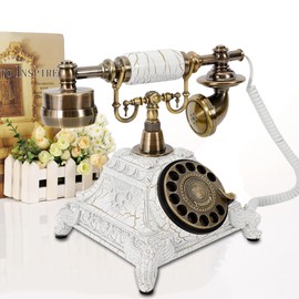 European Style Old Retro Phone Desk Phone Antique Design Landline Telephone Vintage Decorative Telephone Old Fashion Telephone (Old Fashioned)
