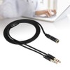 Diyeeni 3.5 mm Hembra a 3.5 mm Doble Macho Cable