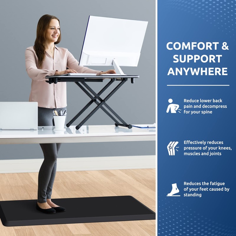 KitchenClouds Kitchen Mat Cushioned Anti Fatigue Kitchen Rug Non Slip