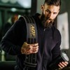 AQF Weight Lifting Nubuck Leather Powerlifting Belt Back Support –
