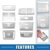 A ABSOPRO Gear Shift Switch Panel Electronic Handbrake Button Cover