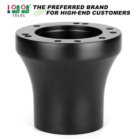 10L0L Golf Cart Steering Wheel Adapter for EZGO TXT & RXV, Black