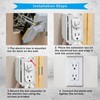 SLK-1 (1-Gang) Electrical Outlet Box Extenders with 12Pcs Screws, Electrical