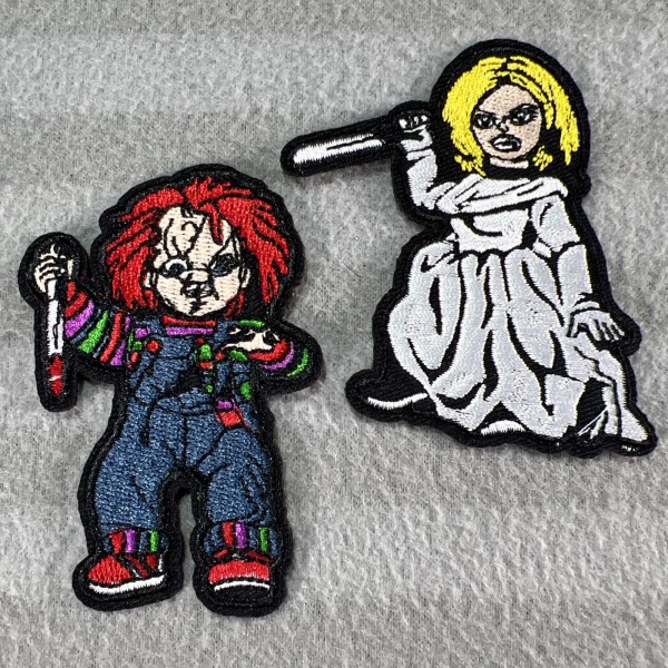 Unbranded Qty 2 Chucky & Bride Embroidered Patch Child’s Play