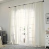 OWENIE - Cortinas transparentes de 96 pulgadas de largo, elegantes