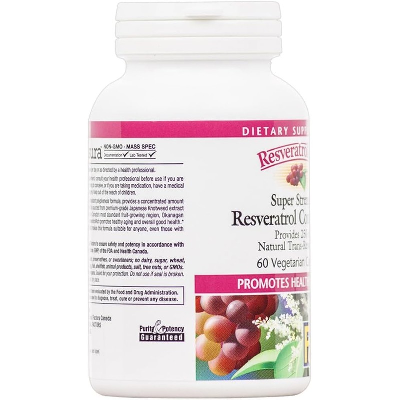 Natural Factors Natural Factors - ResveratrolRich?Super Strength Resveratrol Concentrate 500mg