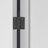 4PCS 50 x 50mm Door Hinges Black Nylon Plastic Hinges