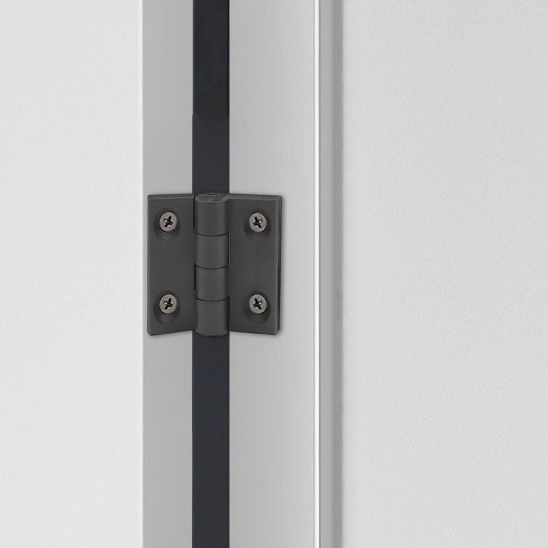 4PCS 50 x 50mm Door Hinges Black Nylon Plastic Hinges