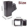 Downspout Y Connector Downspout Gutter for Y Connector 2x3Inch Downspout