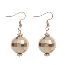 Disco Ball Earrings 24mm 70'S Disco Punk Earrings for Women Jewelry (D)
