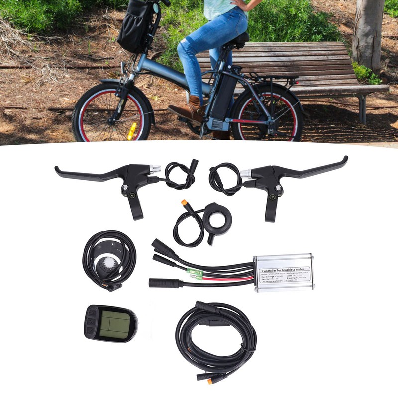 15A Electric Bike Motor Controller Kit Waterproof Controller with LCD5