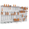 WALMANN Metal Pegboard Kit with Accessories for Wall Garage Tools