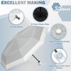 Senbers Windproof Travel Umbrella, Compact Umbrella Folding Automatic Open/Close for