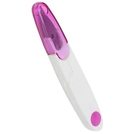 Sewing Snips Thread Cutter Sewing Scissors Seam Ripper, Sewing Stitch Thread Unpicker with Plastic Handle and Cover (Purple)