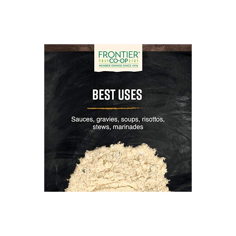 Frontier Co-op Vegetarian Broth Powder, 1lb - Vegan, No-Chicken, Veggie