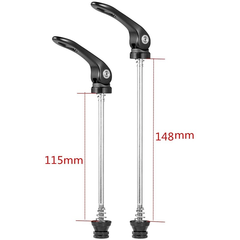 Chooee Bike Quick Release Skewers Front & Rear Set for