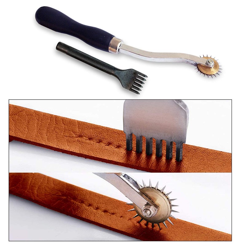Trimming Shop 27 pieces leather craft hand tool set, leather
