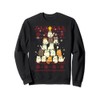 Ugly Christmas Sweater Cat X-mas Sweater Mom Dad Boy Girl