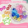 Clips de cabello estrella, 50pcs coloridas barretas de estrellas y2k,