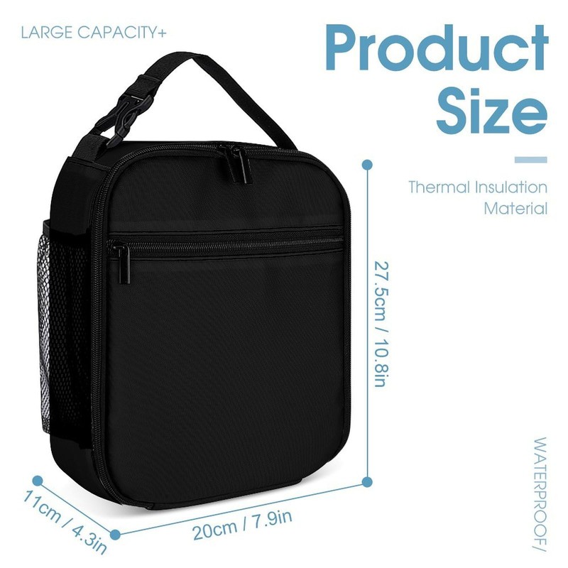 Insulated Lunch Bag, Custom Lunch Box for Men Women, All