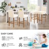FUANGUI Bar Stool Covers Set of 4, Stretch Removable Bar