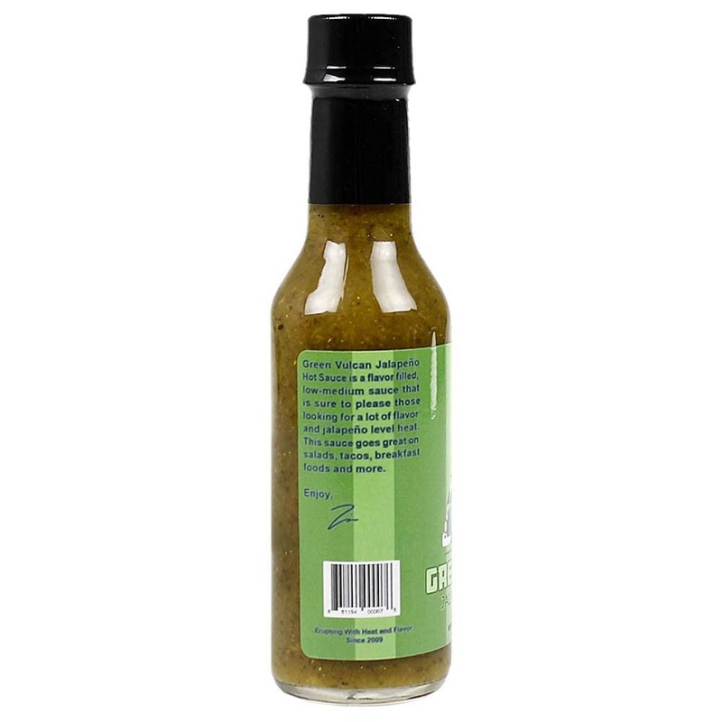 Green Vulcan Jalapeno Hot Sauce