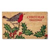 Entryways Victoria and Albert Museum Coir Doormat - Festive Robin,
