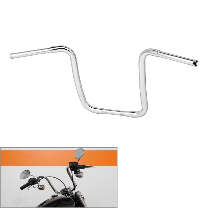 TCMT 1-1/4" Chrome 16" Ape Hangers Handlebars Fit For Harley