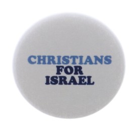 A&T Designs - Christians For Israel 2.25" Keychain - Support Peace