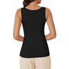 WIHOLL Black Sleeveless Tops for Women Casual Summer Fashion 2024