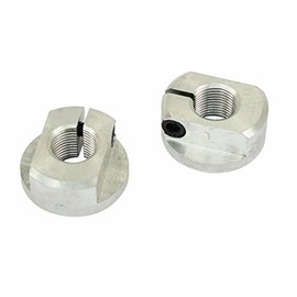 EMPI 9616 Link Pin Billet Aluminum Spindle Nuts w/ Built on Thrust Washer & Allen Screws - VW Dune Buggy Bug Ghia Baja