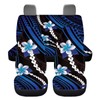 JOAIFO Hawaiian Hibiscus Car Seat Cover Set Front and Rear