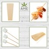(6"L x 100PCS) Bamboo Skewers Heavy Duty Wooden Skewers Hot