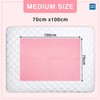 Mee Mee Total Dry and Breathable Mattress Protector Mat (Pink)