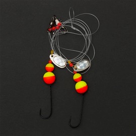 Ron Thompson Sea-Rig 13 - Flounder Classic I, flat fish leader, length of 105 cm, main line 0.55 mm and mouth cord 0.35 mm, hook size 2/0