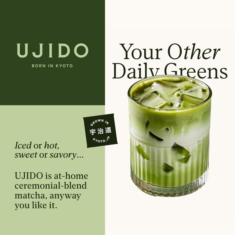 Ujido The Path of Zen Japanese Matcha Green Tea Powder