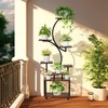 MUWEIQI Plant Rack With Growth Light,Plant Shelf Indoor,Tall Plant Stand,Plant